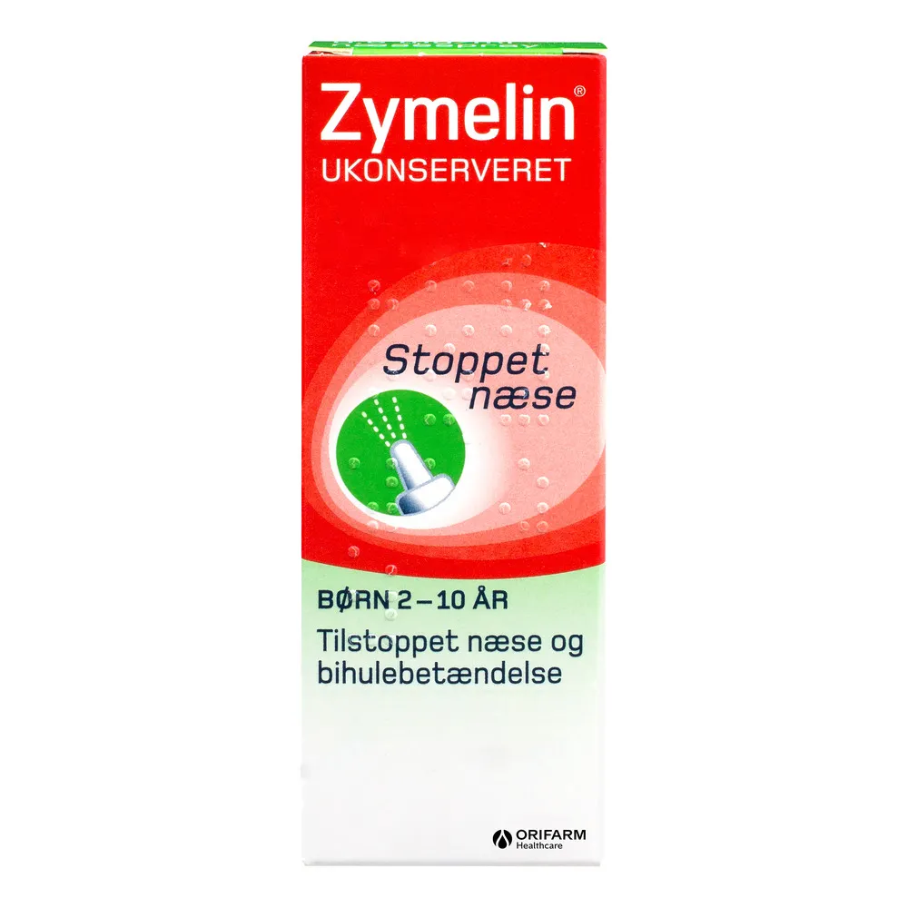 Zymelin Ukonserveret Næsespray Børn 0,5 mg/ml. - 10 ml.