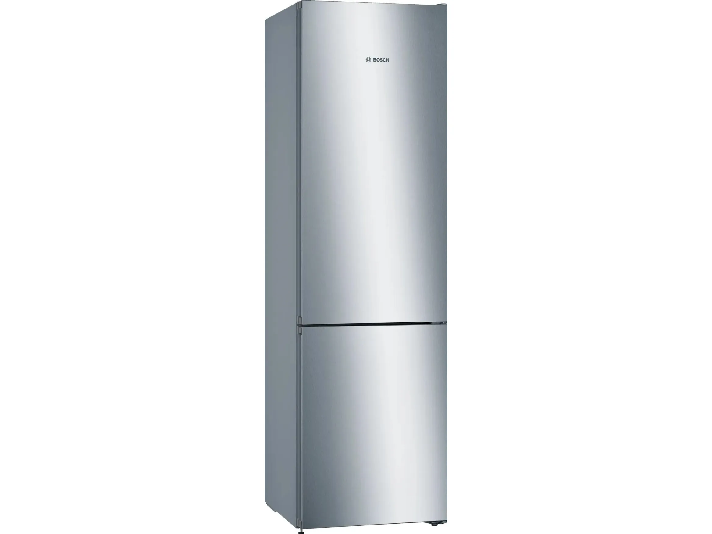 Bosch Serie | 4 KGN39VLEB - Køleskab/fryser - bund-fryser - bredde: 60 cm - dybde: 66 cm - højde: 203 cm - 368 liter - Klasse E - inox-look