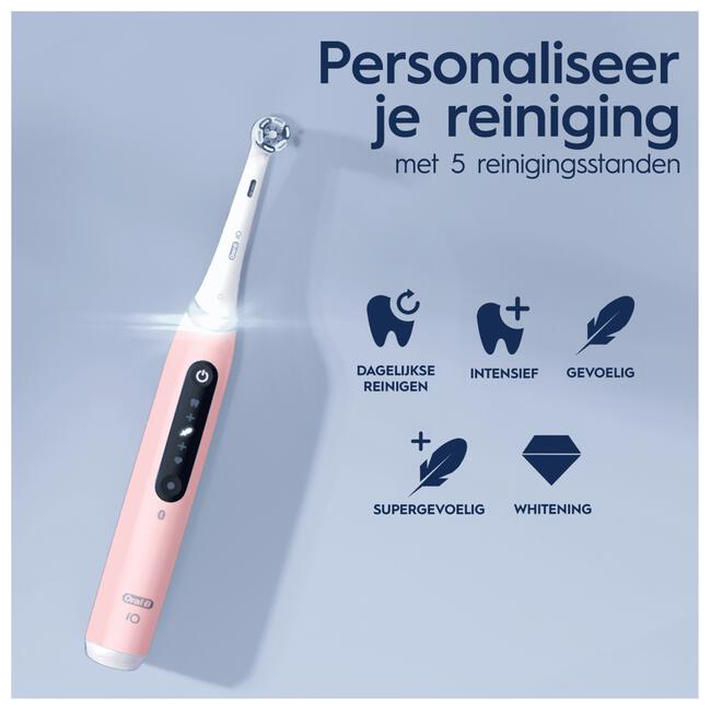 Oral-B iO 5S Roze Elektrische Tandenborstel By Braun