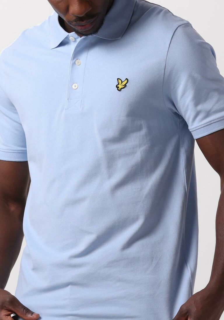 LYLE & SCOTT lichtblauwe lyle & scott polo plain polo