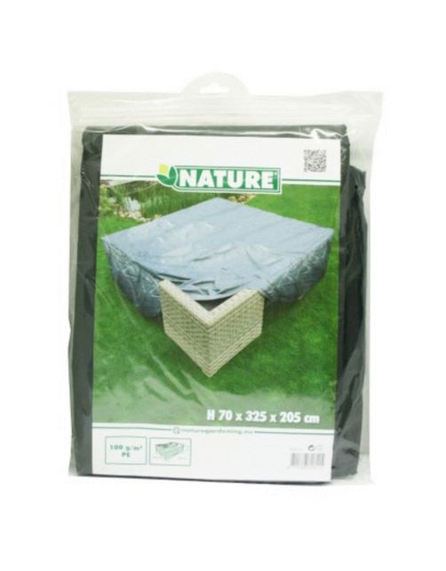 Nature Beschermhoes Voor Loungeset - Tuinmeubelen - 70x325x205 cm Grijs