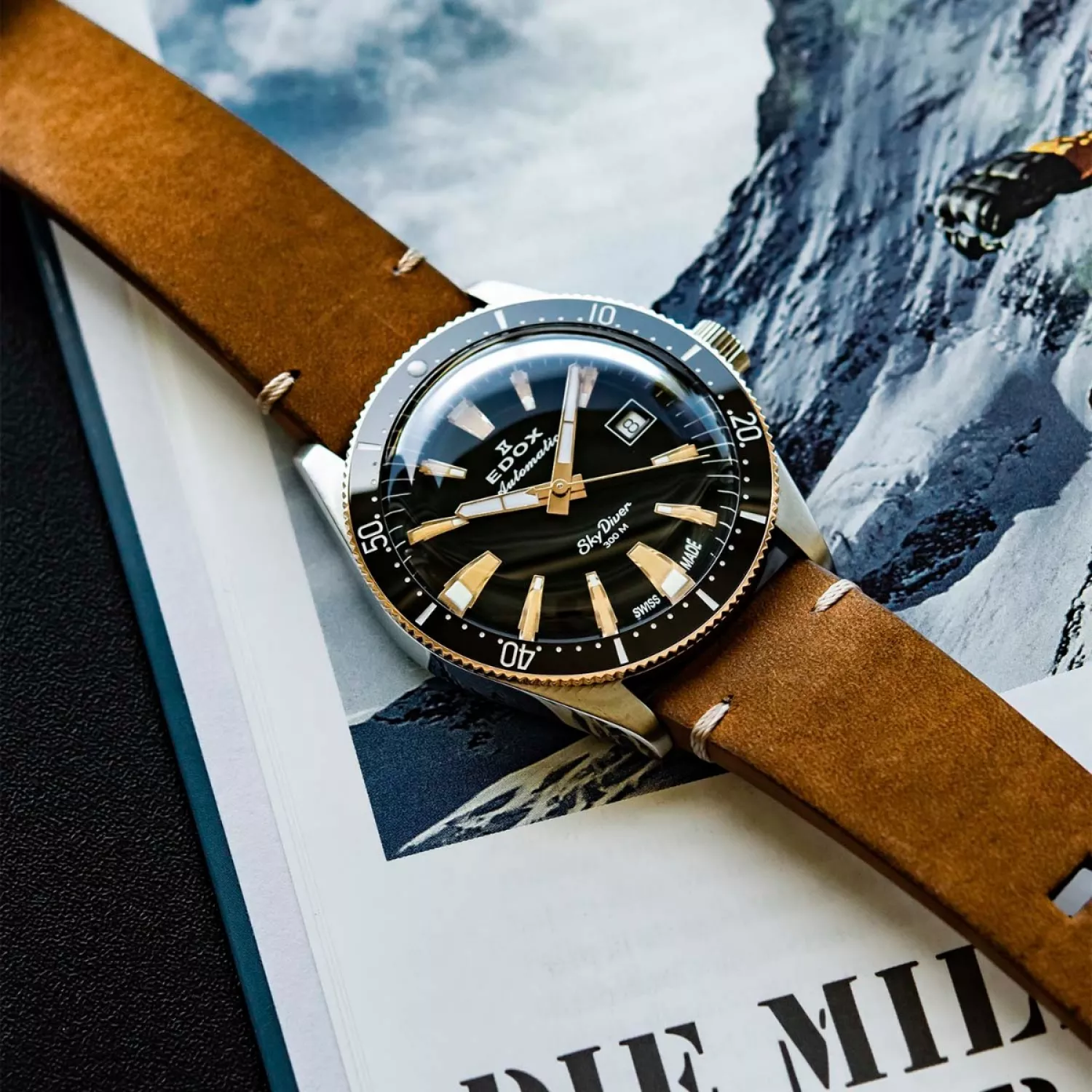 Edox Skydiver Limited Edition 80126-357RNM-NIRB