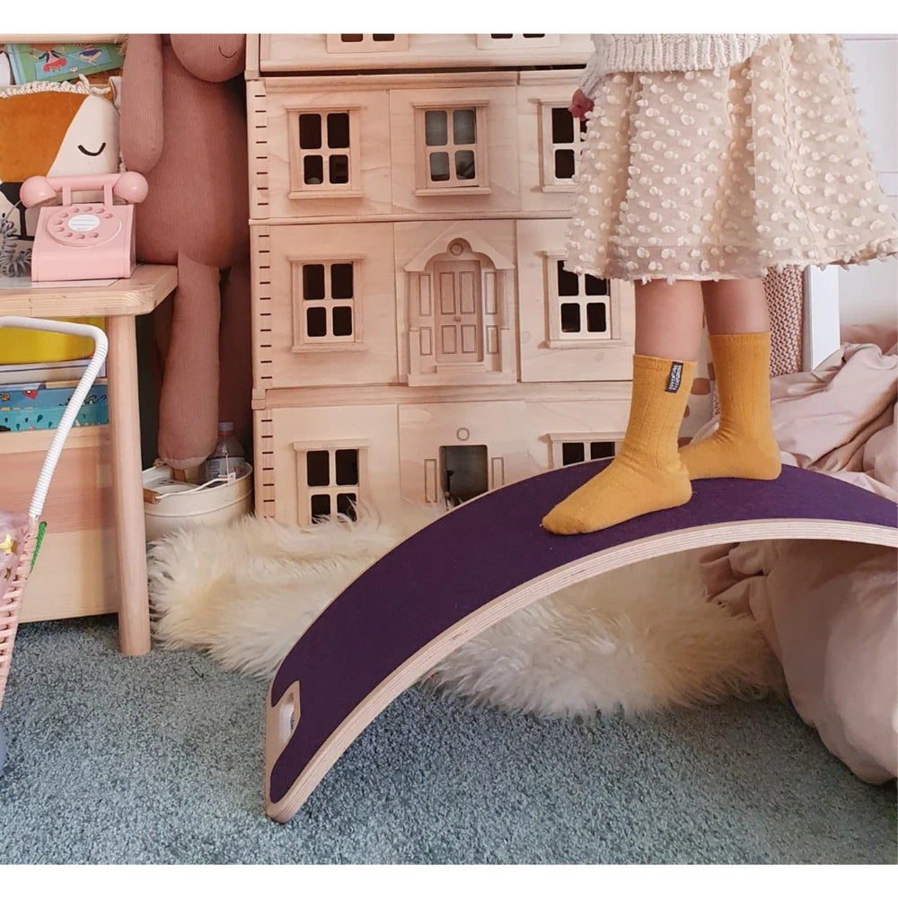 Køb Curve Lab Balancebræt Purple Perfect Arc Felt