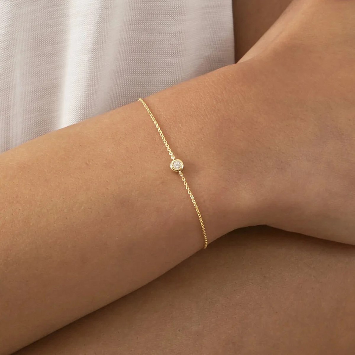 Bracelet Agatha Brillant doré