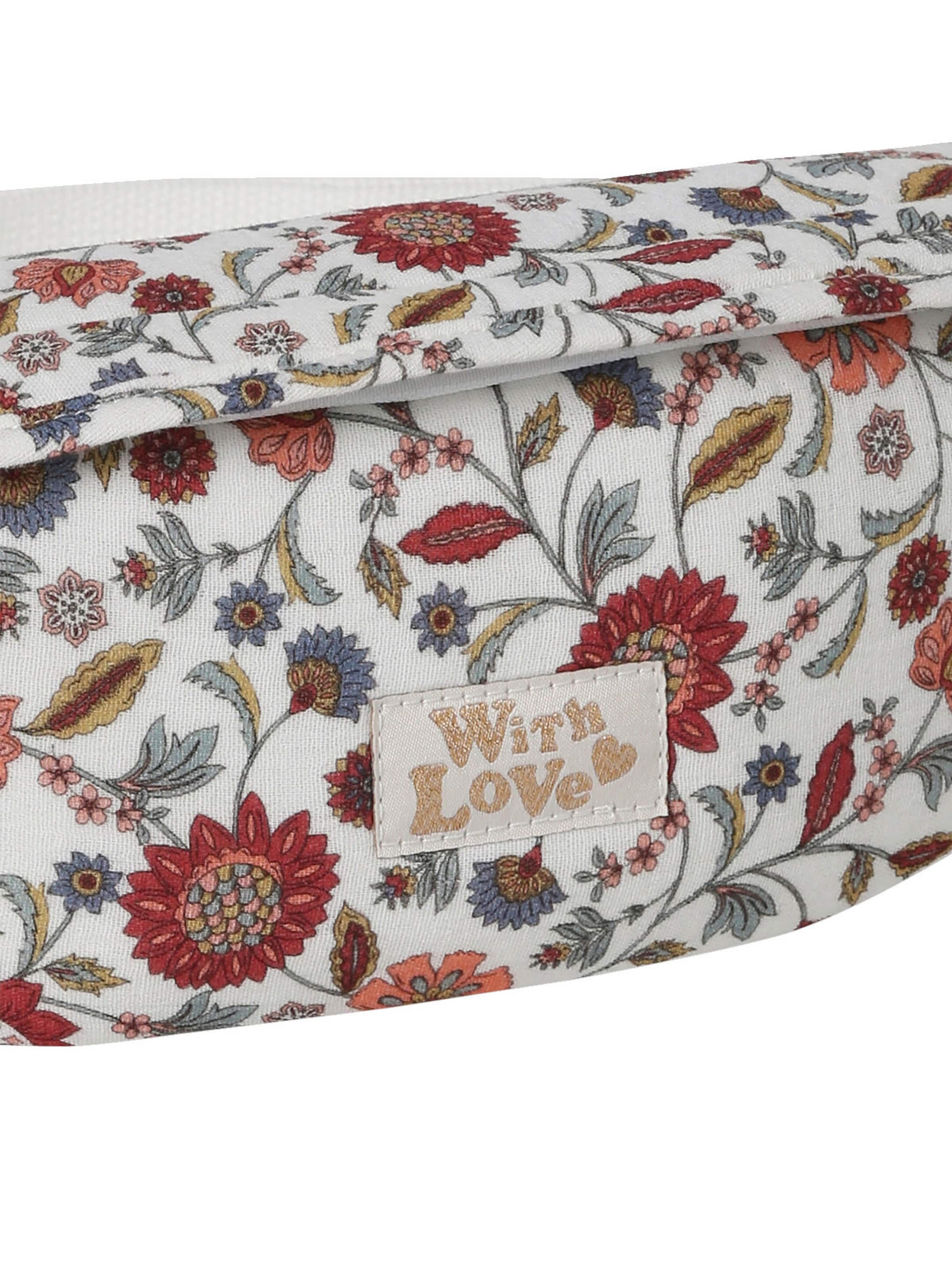 Vertbaudet Geblümte Mädchen Bauchtasche wollweiß