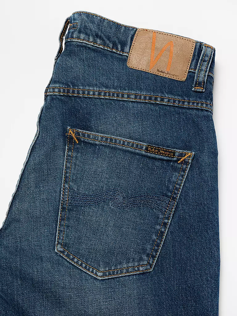NUDIE JEANS Jeans Slim Fit GRIM TIM blau