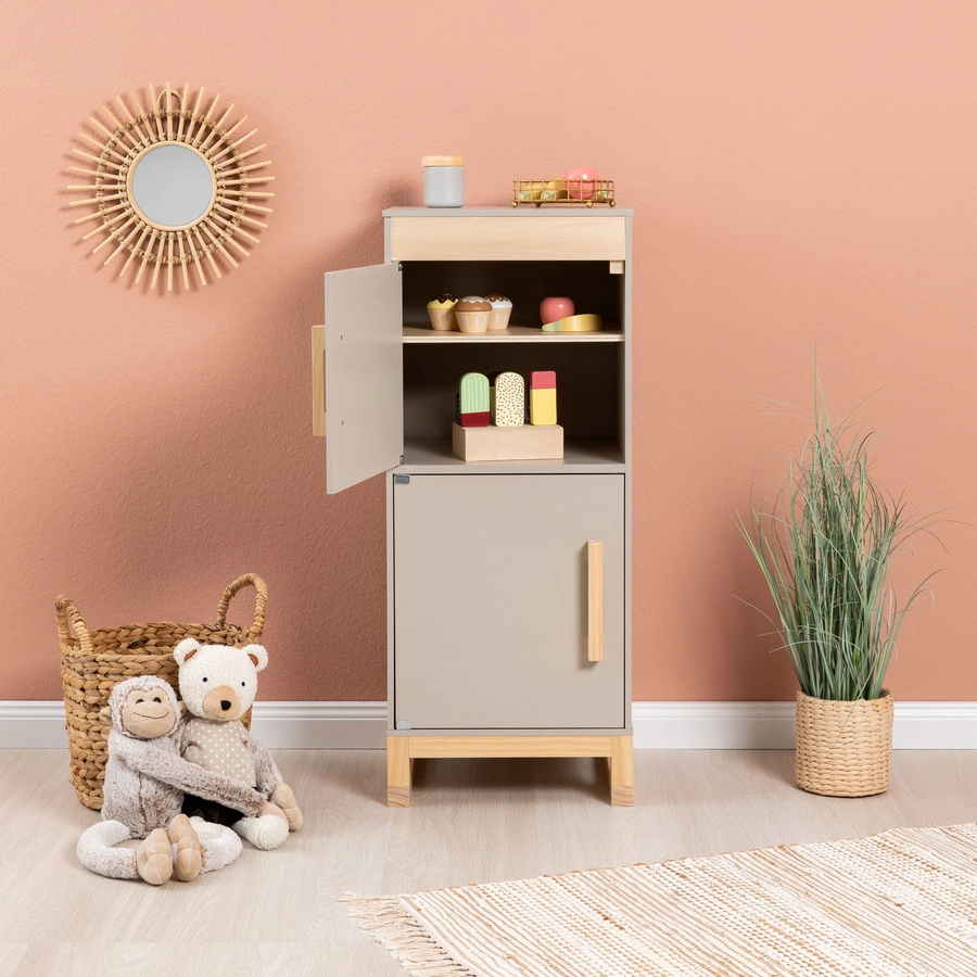 MUSTERKIND® Kühlschrank Ficus, warmgraunatur