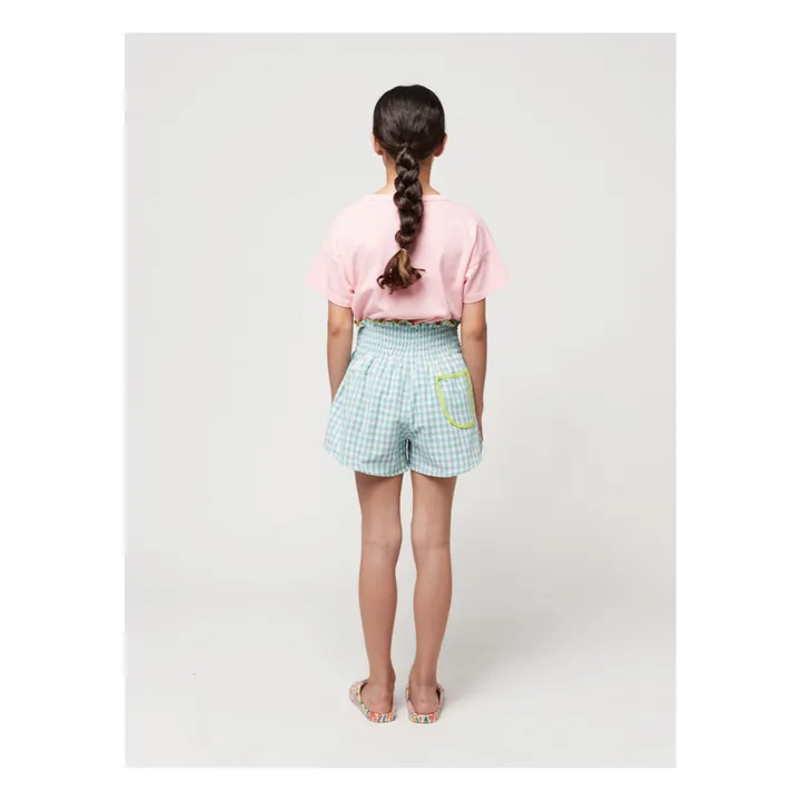 Bobo Choses Short Vichy | Bleu Clair