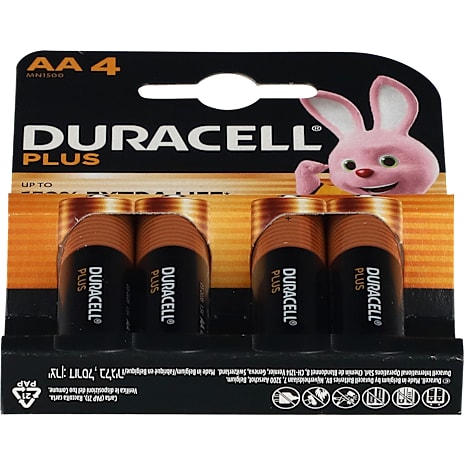 Duracell Plus Boost AA 4 batterier 4-pak