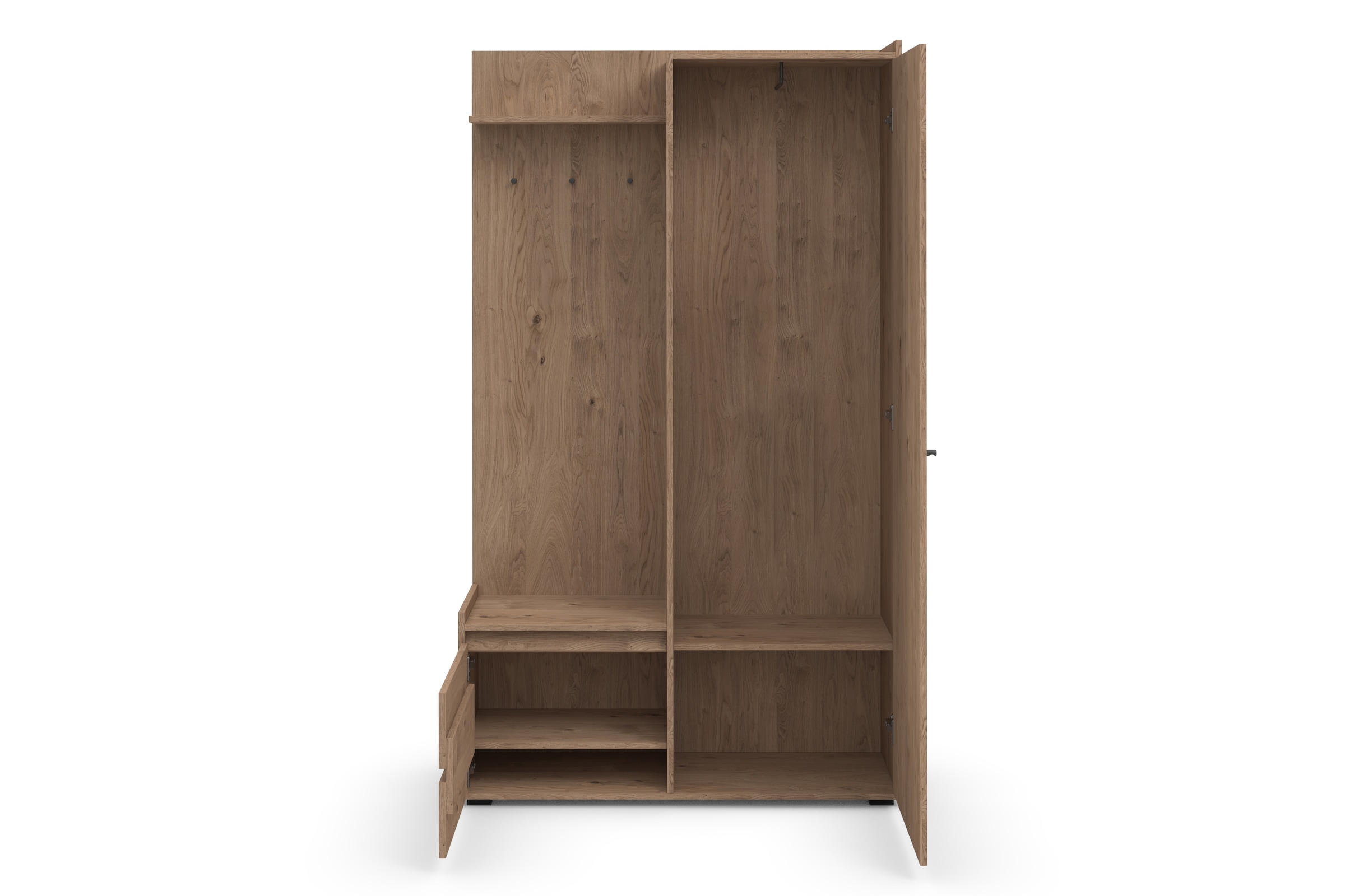 INOSIGN Garderobenschrank »Kosmo« mit Spiegel Masse 118 x 30 cm, Höhe 190 cm, Breite 110 cm