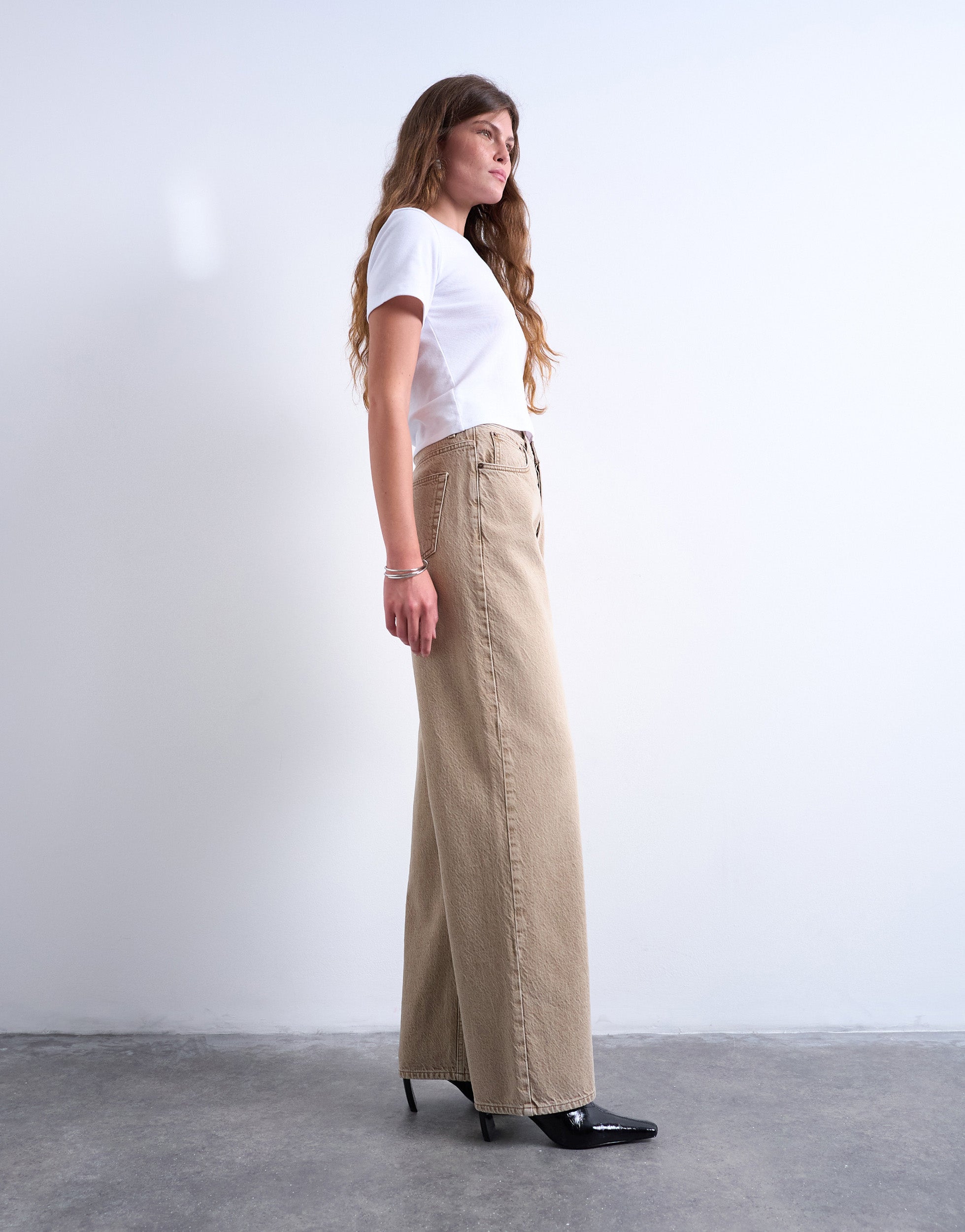 TSCOLUMN Mid rise Regular fit Jeans