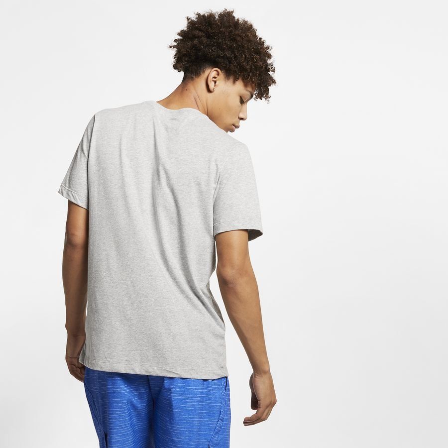 Nike Dri-FIT Men's Fitness T-Shirt DK GREY HEATHER/BLACK