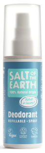 Salt Of The Earth Ocean   Coconut Deodorant Refillable Spray 100ML