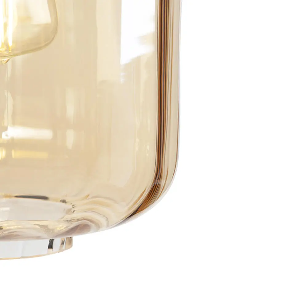 Qazqa vloerlampen qara beige e27