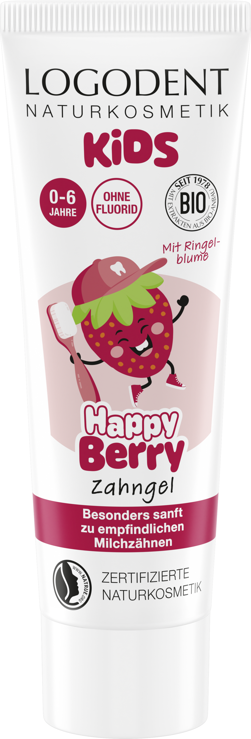 LOGONA  Kids Zahngel Happy Berry, 75 ml