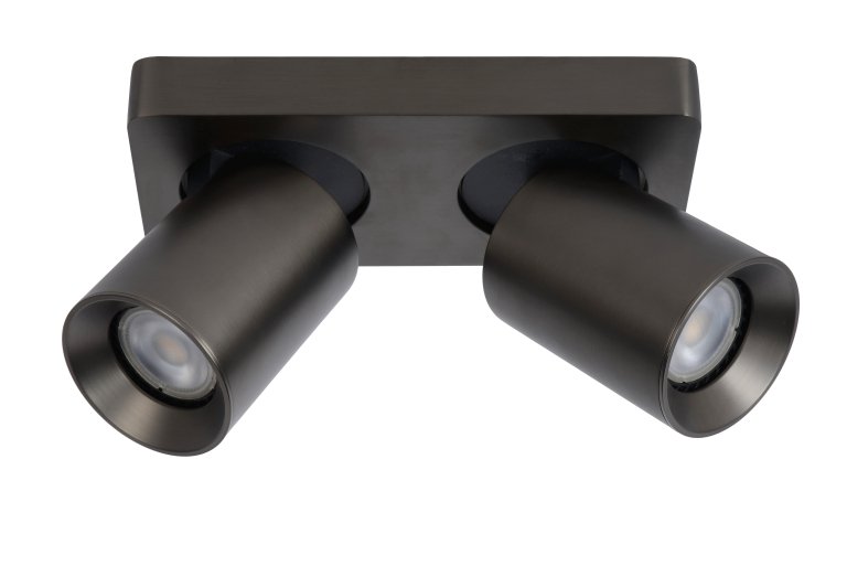 Lucide Nigel 2 spot LED zwart