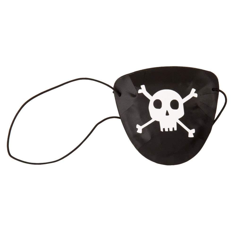 Piraten Ooglapjes Plastic 8st