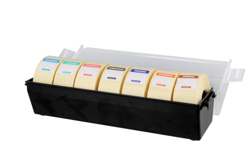 Etiketten dispenser tbv daglabel