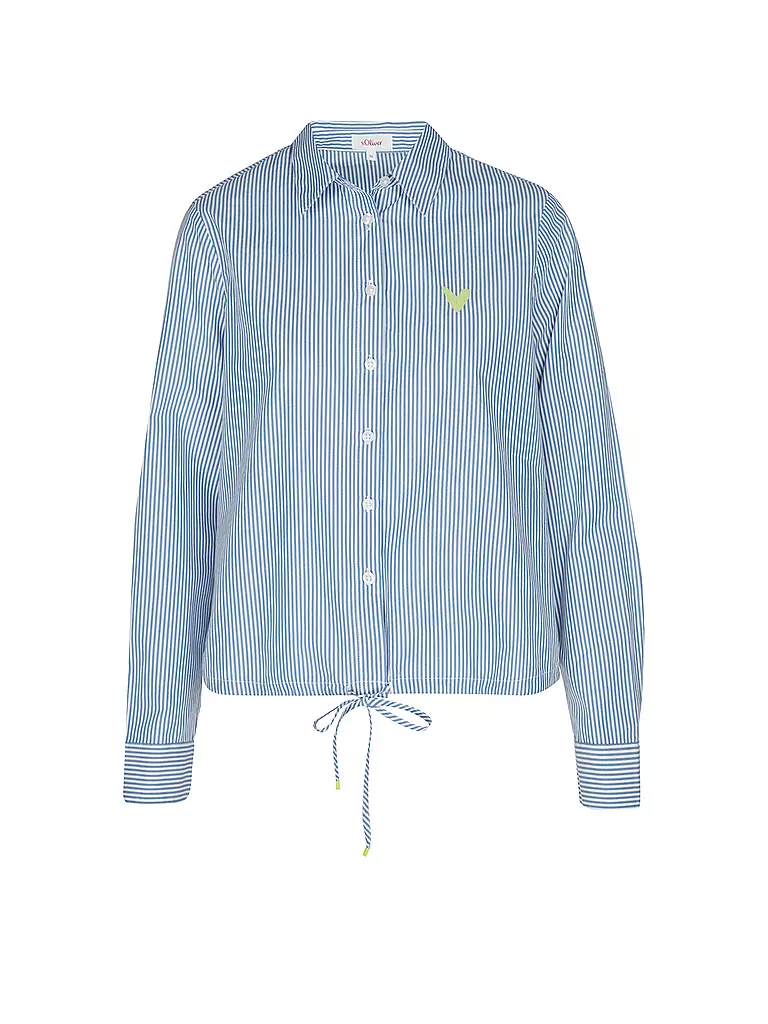 S.OLIVER Bluse blau