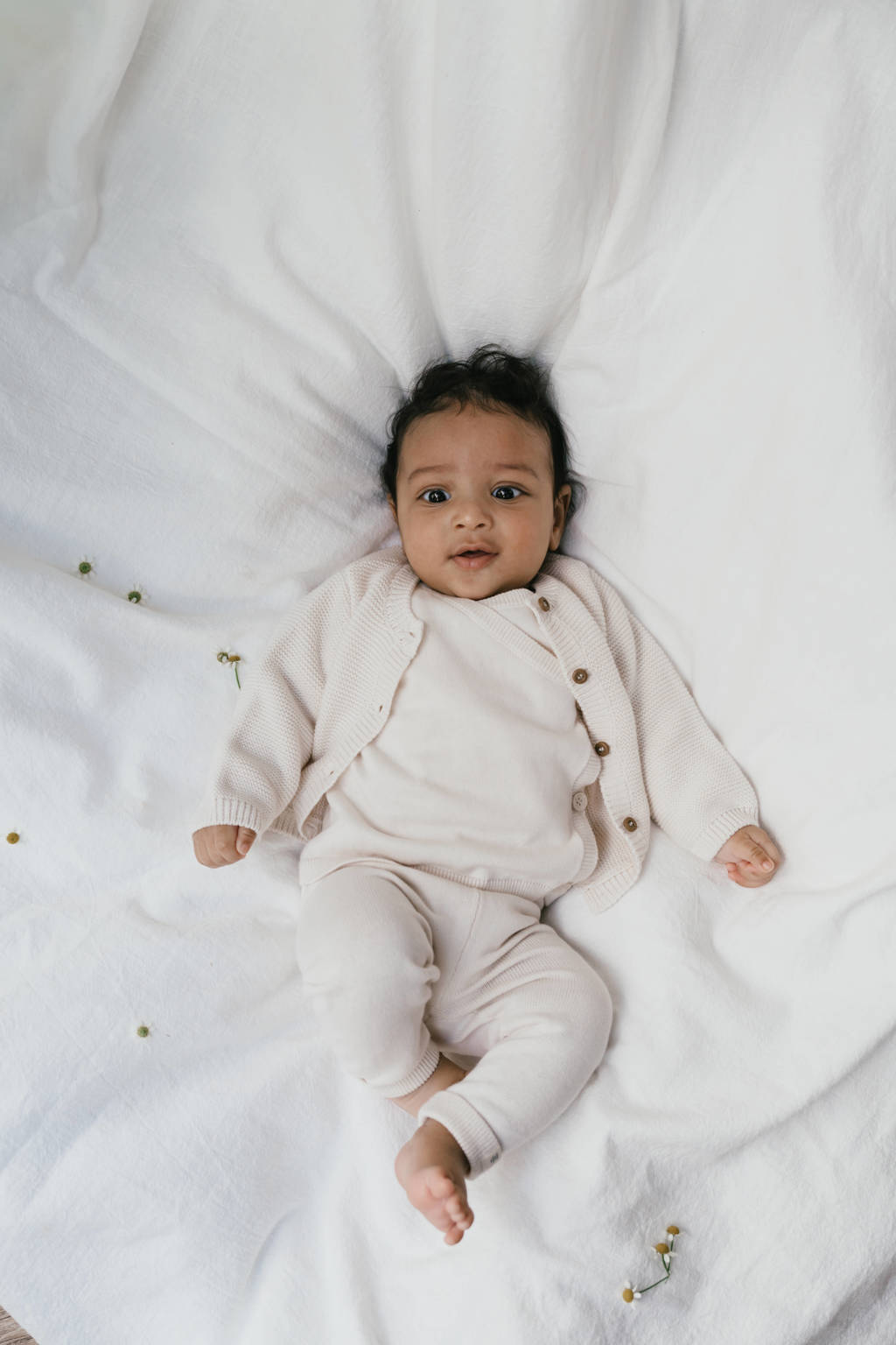 A Tiny Story babybroek ecru