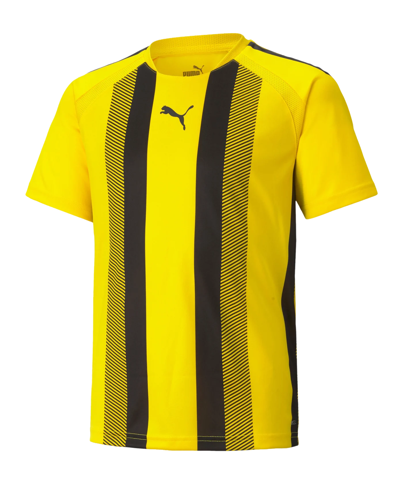 PUMA teamLIGA Striped Trikot Kids Gelb Schwarz F07