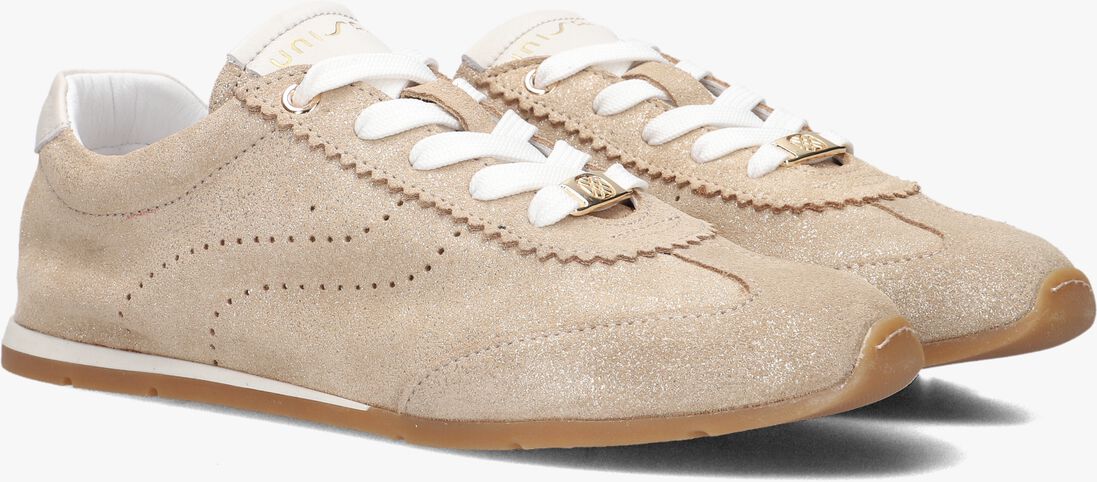 gouden unisa lage sneakers dara