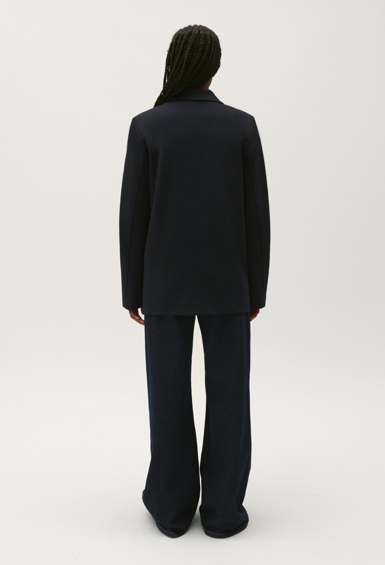 Veste tailleur bleu marine