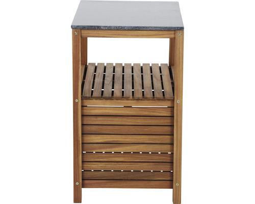 Buitenkeuken Siena Garden 75 x 52 x 87 cm Hout Steen hout antraciet