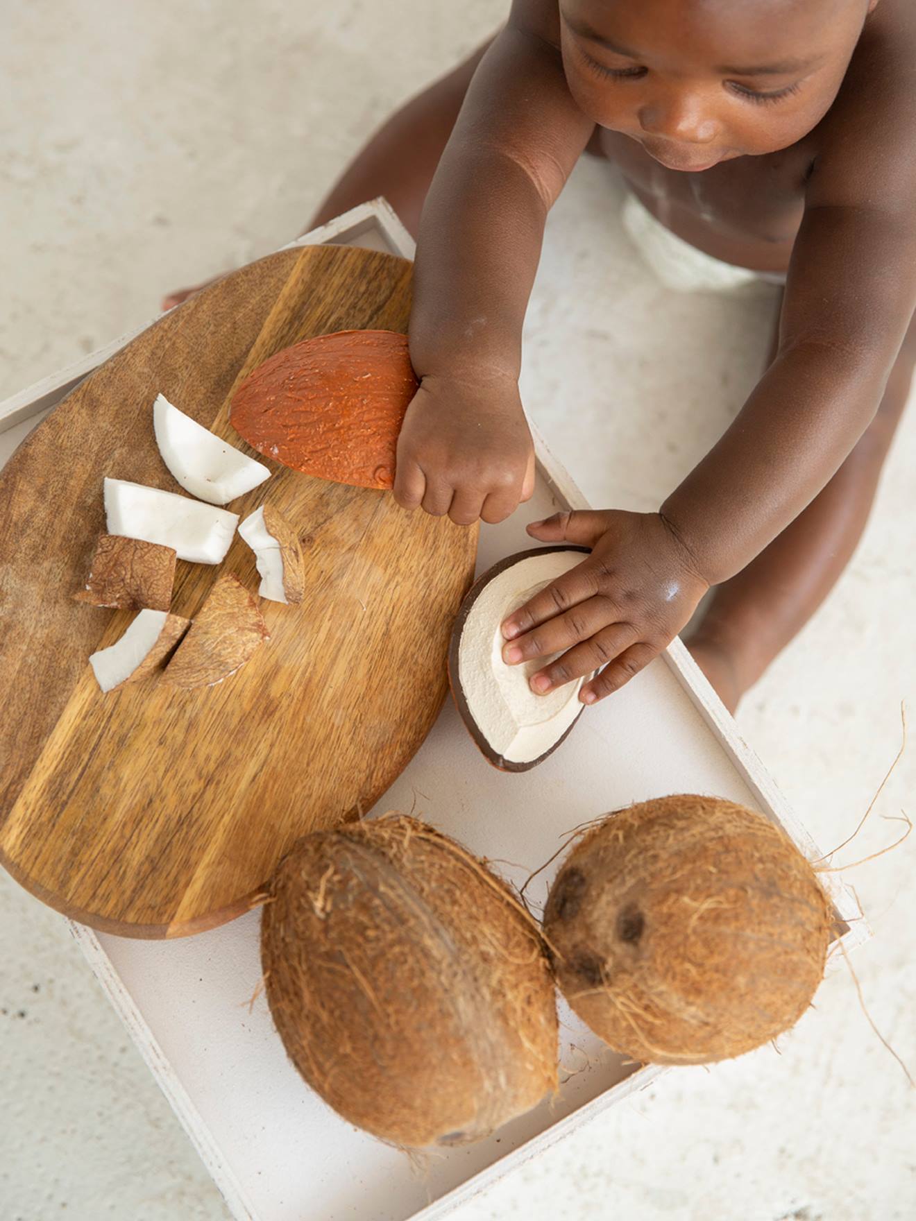 Coco, o brinquedo de dentição de coco