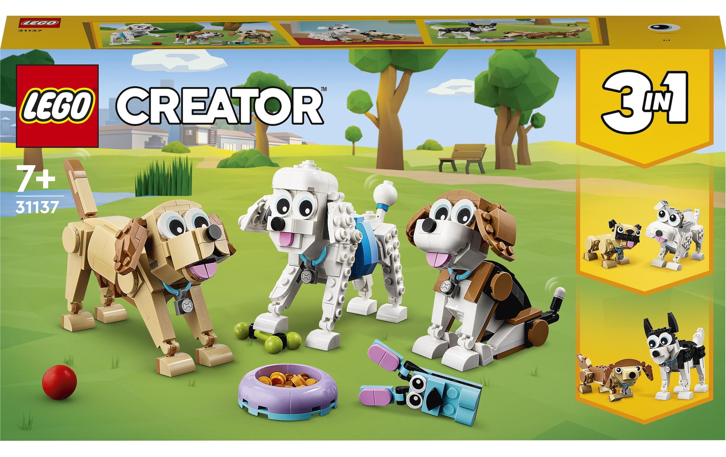 LEGO® Konstruktionsspielsteine »Hunde«
