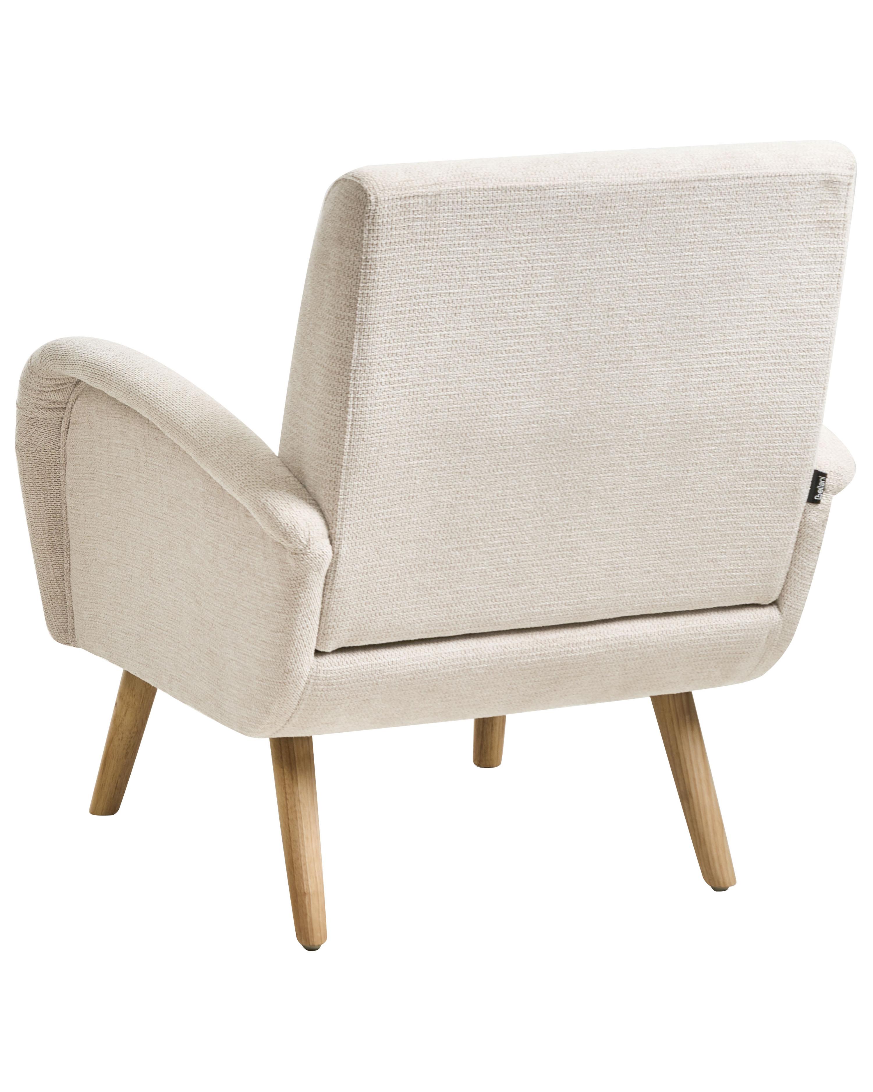 Fauteuil PLASSEN Stof Lichtbeige