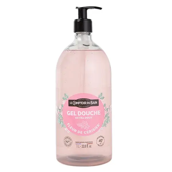 Le Comptoir Du Bain - Gel de banho extra suave em flor de cerejeira Garrafa 1L