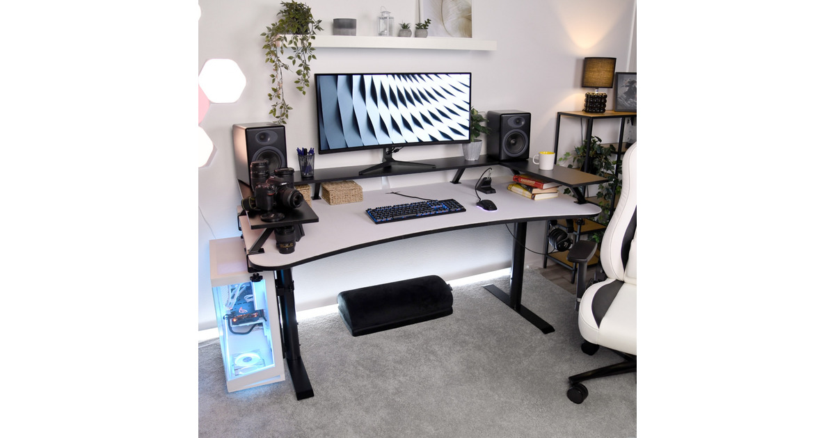 ArozziArena Desk Riser Small - Black bevestiging  (Zwart)