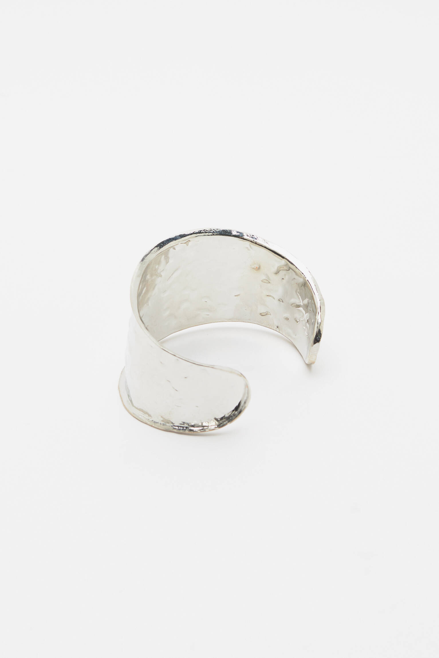 PULSEIRA RÍGIDA TEXTURIZADA - PRATA