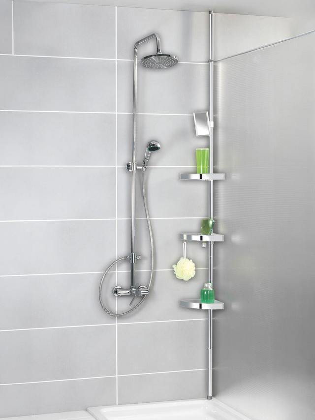 Teleskop Duschecke Premium glänzend