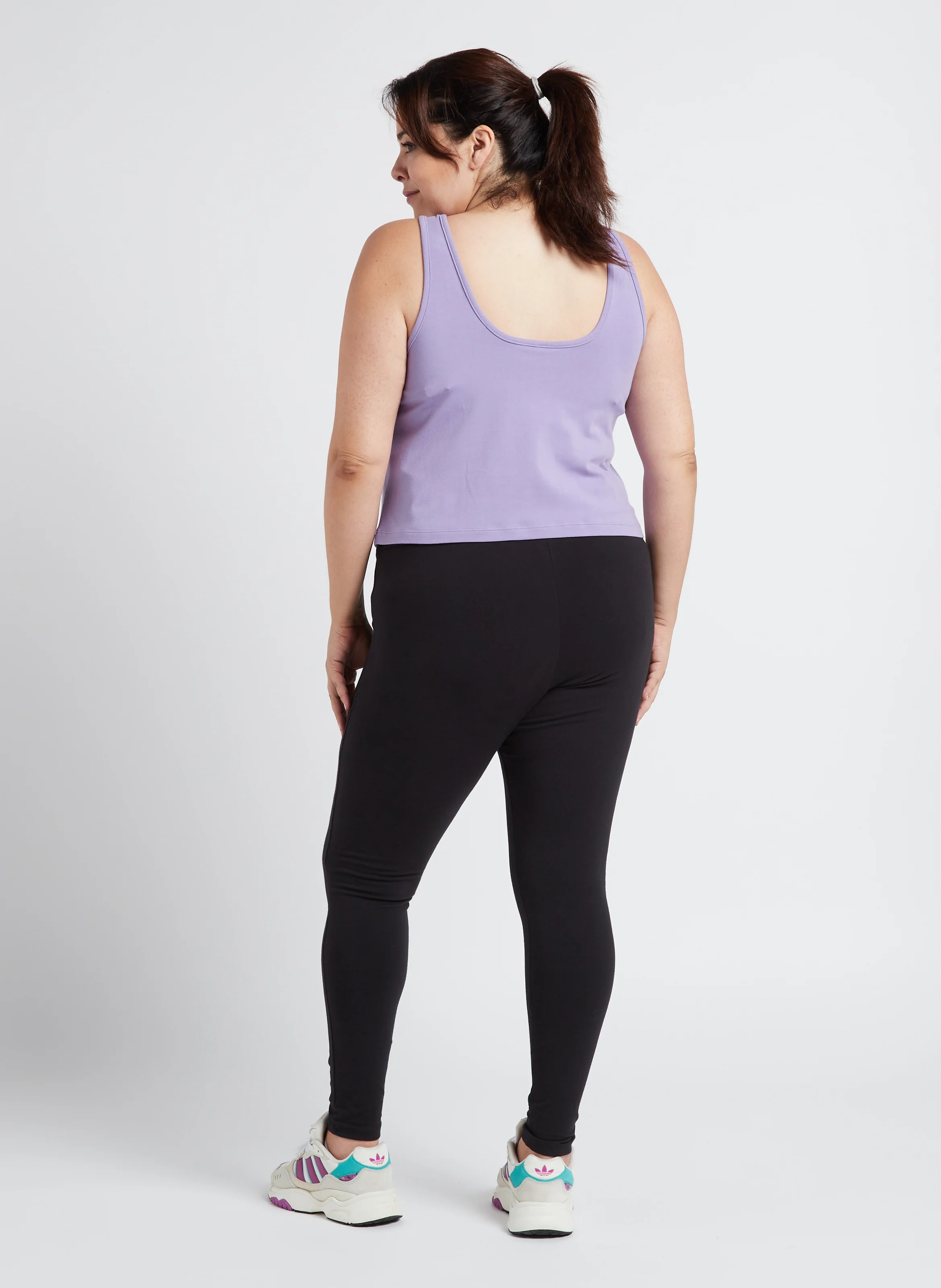 Tee shirt 2 en 1 en coton| Violet