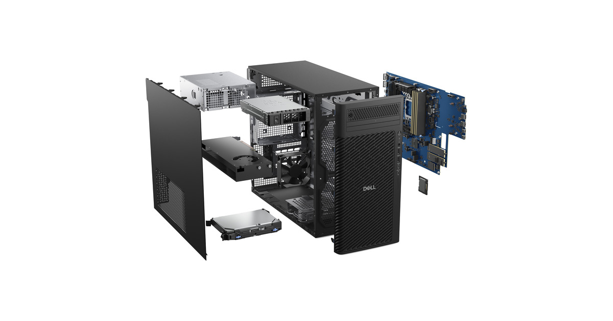 DellPro Max Tower T2 (KHP46) pc-systeem  (Zwart | Core Ultra 9 285 | Intel Graphics | 32 GB | 1 TB SSD)