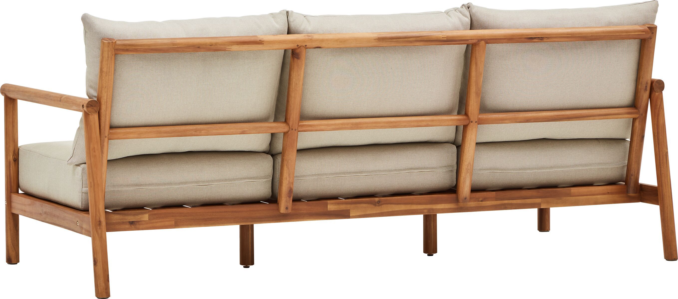 PANAREA Loungesofa - Hellgrau / B: 199.2 cm x T: 87.0 cm x H: 73.0 cm