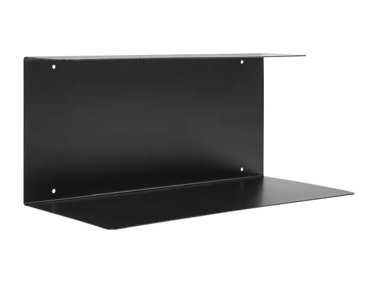 Lille étagère murale 40x18x18cm noire.