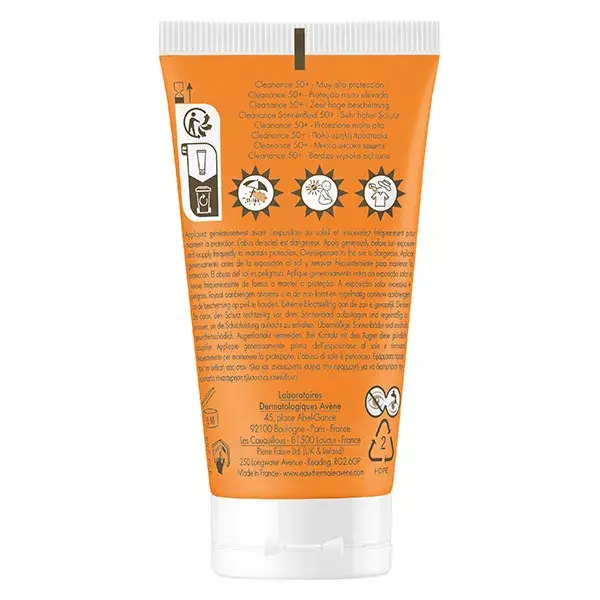 Avène Solaire Cleanance Solaire SPF50+ 50ml
