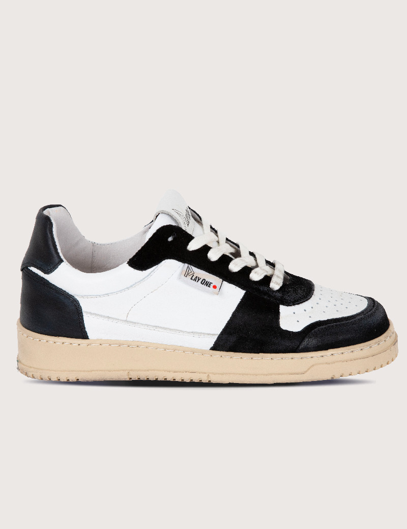 PLAY ONE BASKETS BASSES DUBAÏ BLANC NOIR