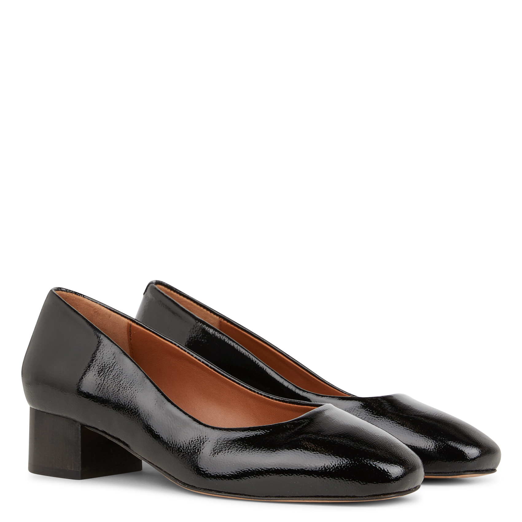 ROSIE - Escarpins en cuir vernis | Noir