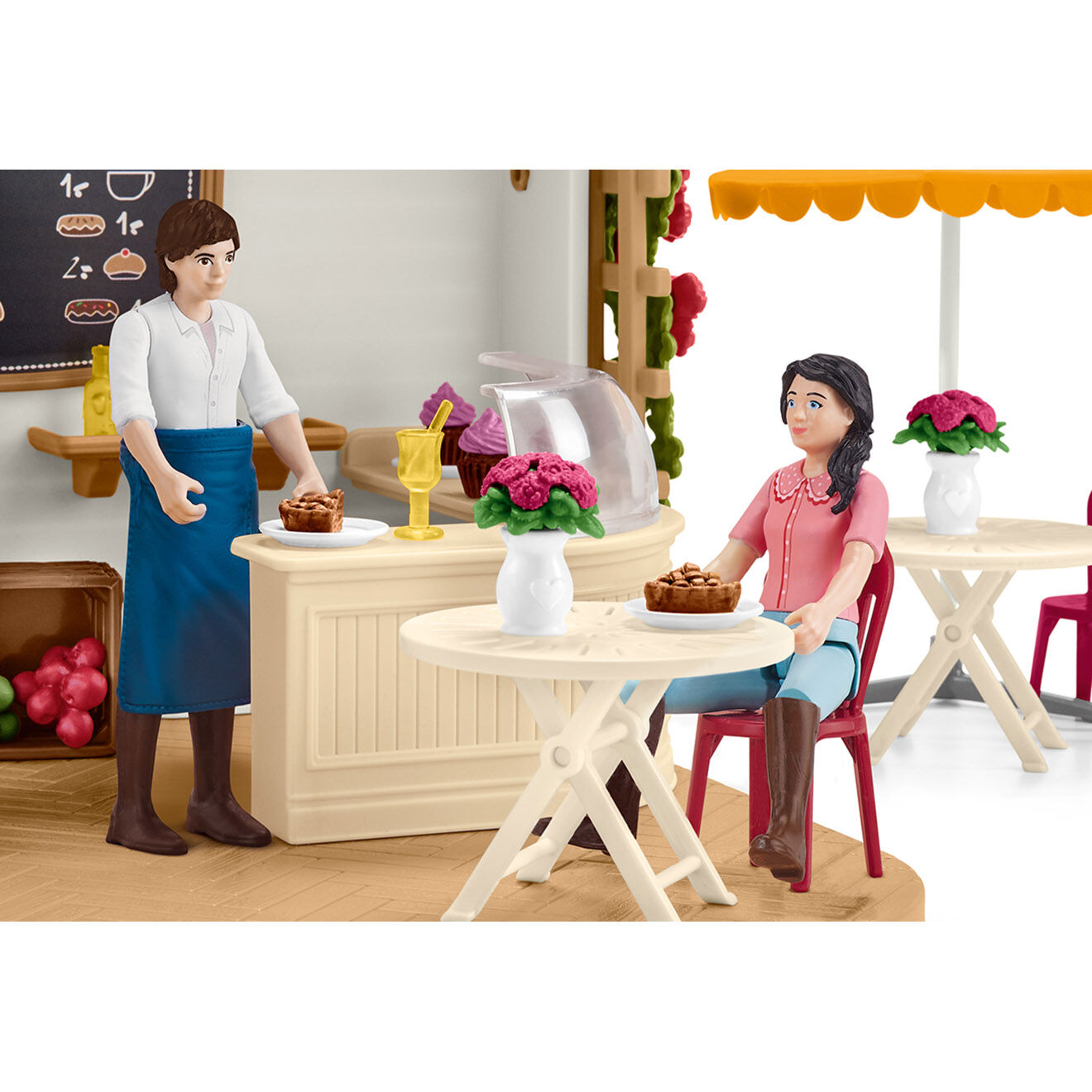 Schleich Café des cavaliers multicolore