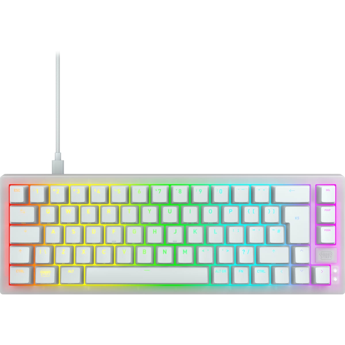 Cherry Xtrfy K5V2 gamingtastatur (hvit)