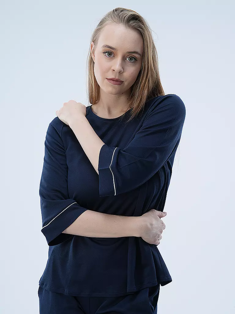 HANRO Pyjama dunkelblau