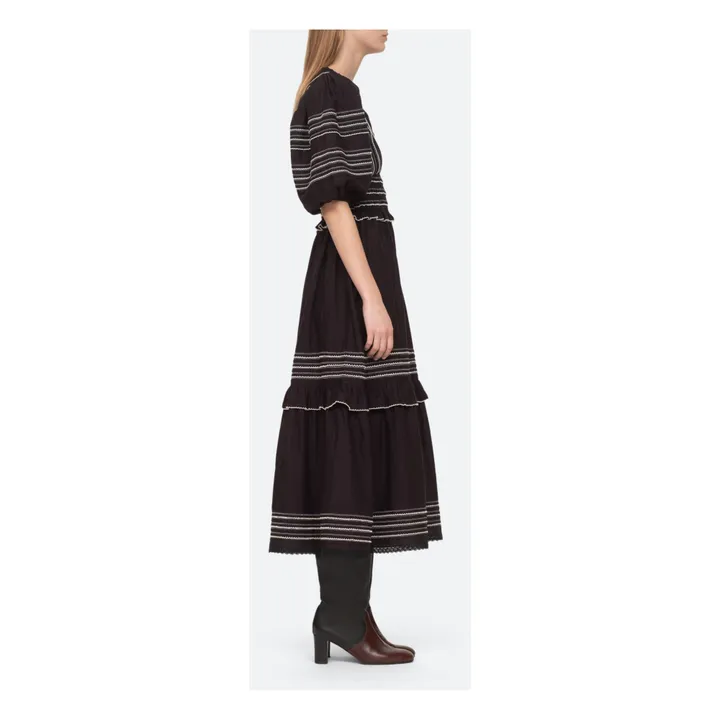 Sea NY Robe Mable Cambric Midi | Noir