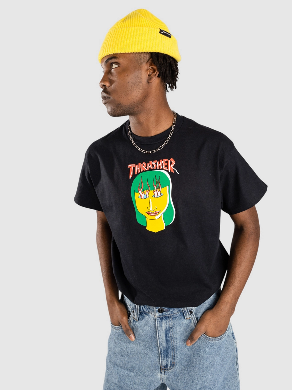 Thrasher Talk Shit By Gonz T-Shirt black