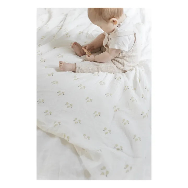 Soft Spot Lange d'emmailottage en coton bio 120x120 cm | Pear