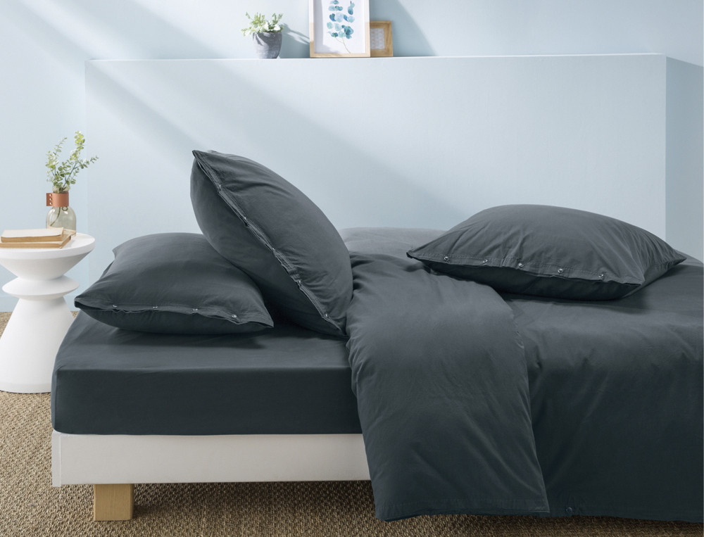 Housse de couette-Percale lavée