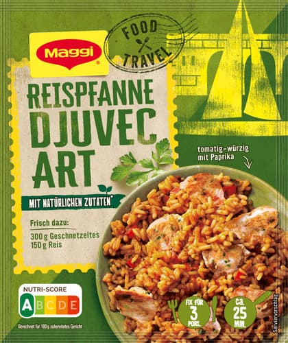 MAGGI Food Travel Reispfanne Djuvec Art